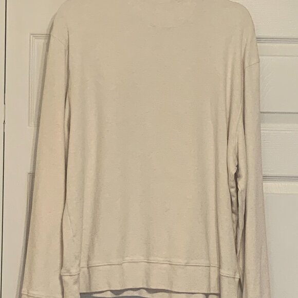 Biltmore cream colored Men's pullover quarter zip XL - Picture 6 of 10
